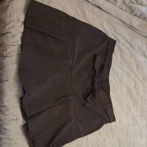 Soho Black Pleated Skort with Front Bow